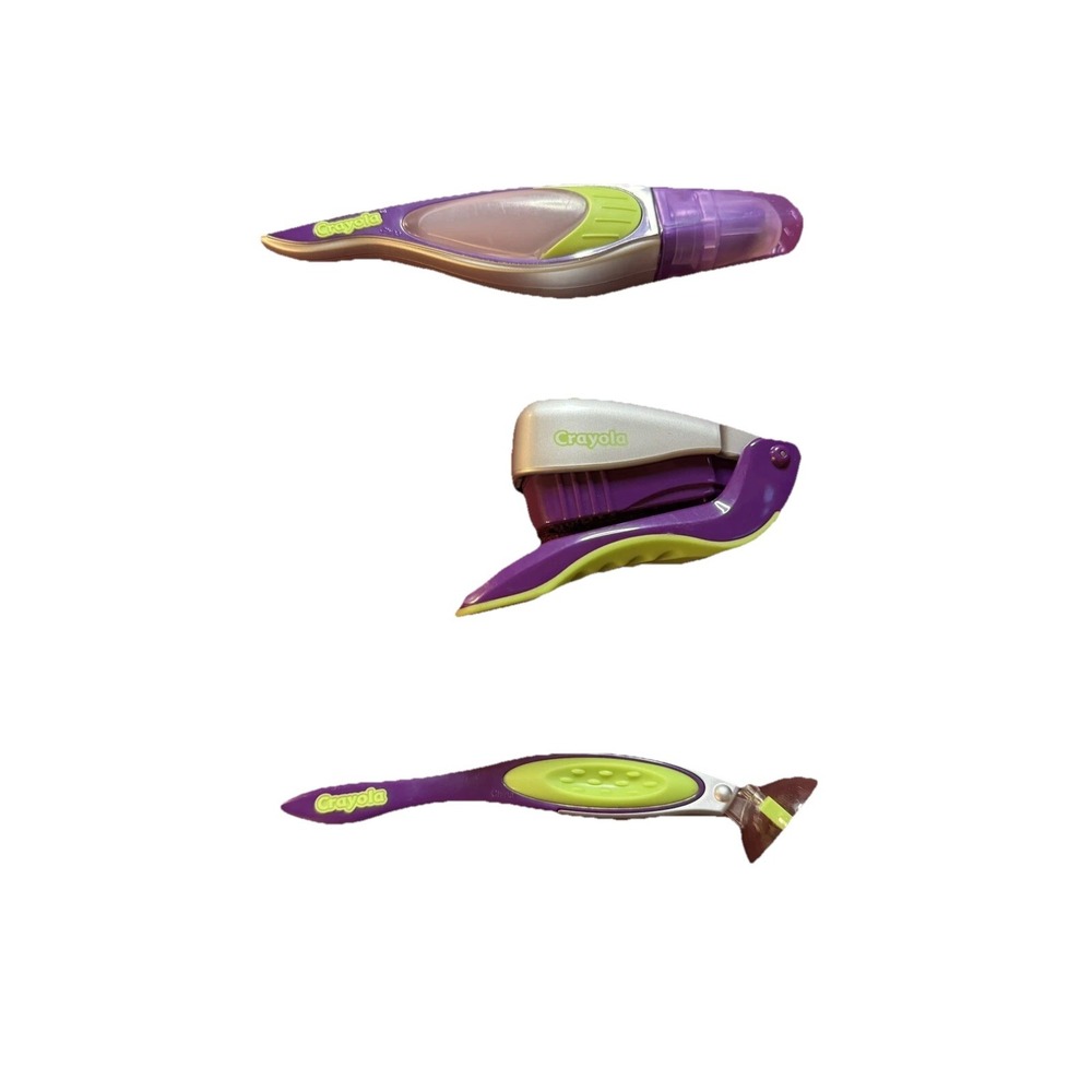 Lot Of 3 Crayola Total Tools Staple Free Stapler, Cutting Tool, & Roller Glue